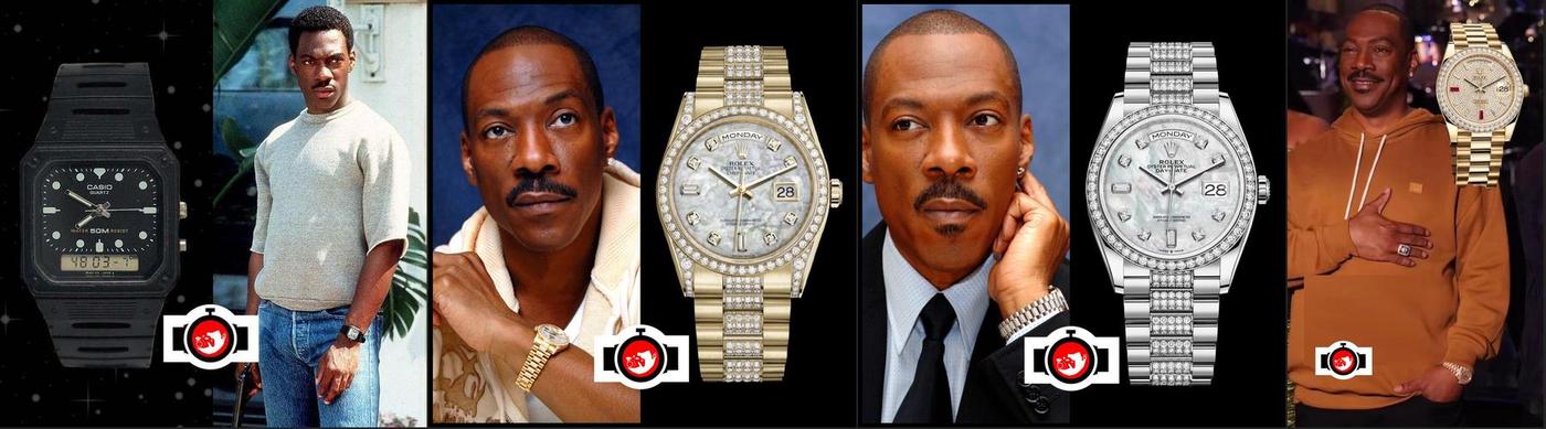 Unveiling the Timeless Elegance: A Look into Eddie Murphy's Casio and Rolex Watch Collection